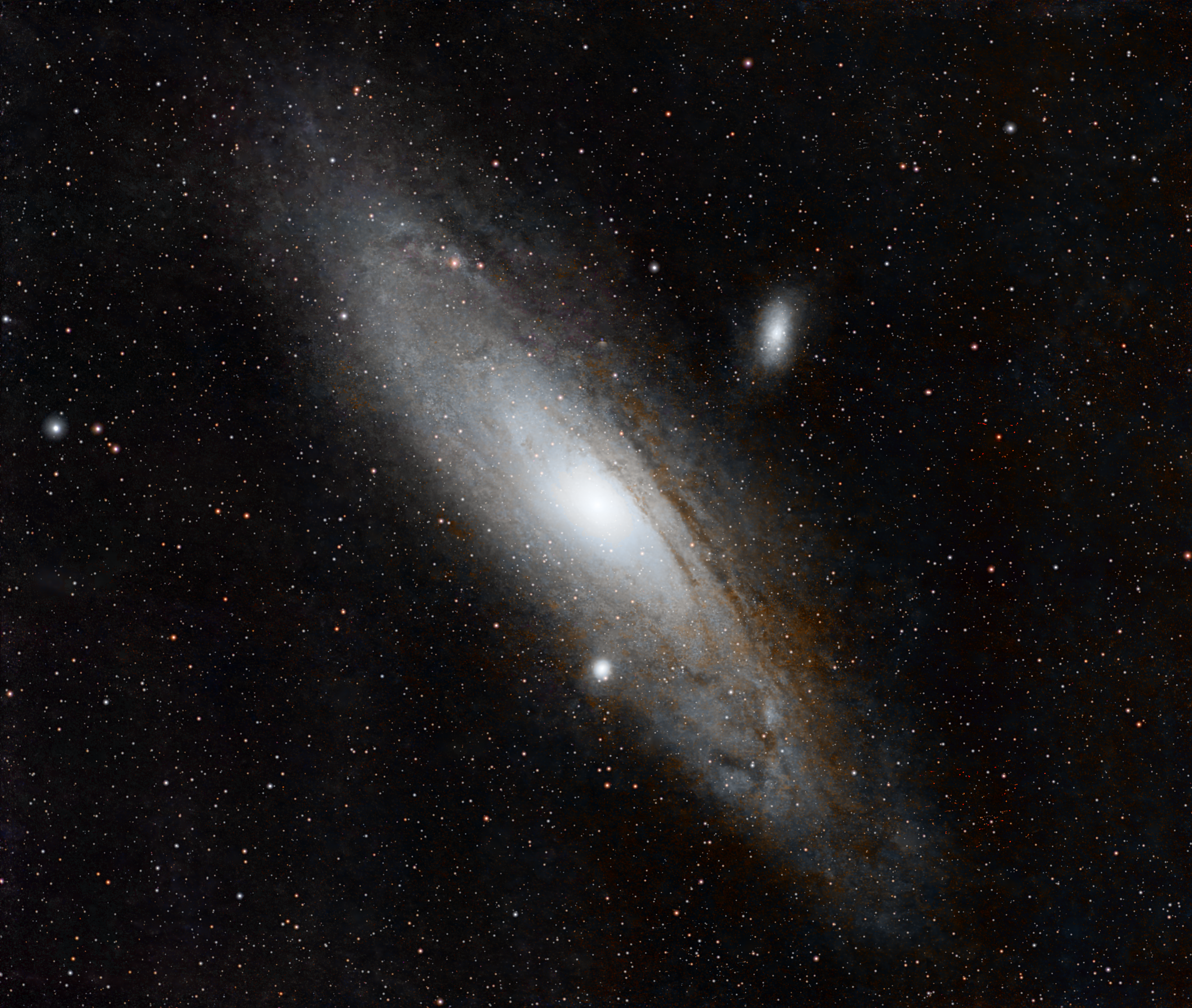 Astrophotograph of the Andromeda Galaxy