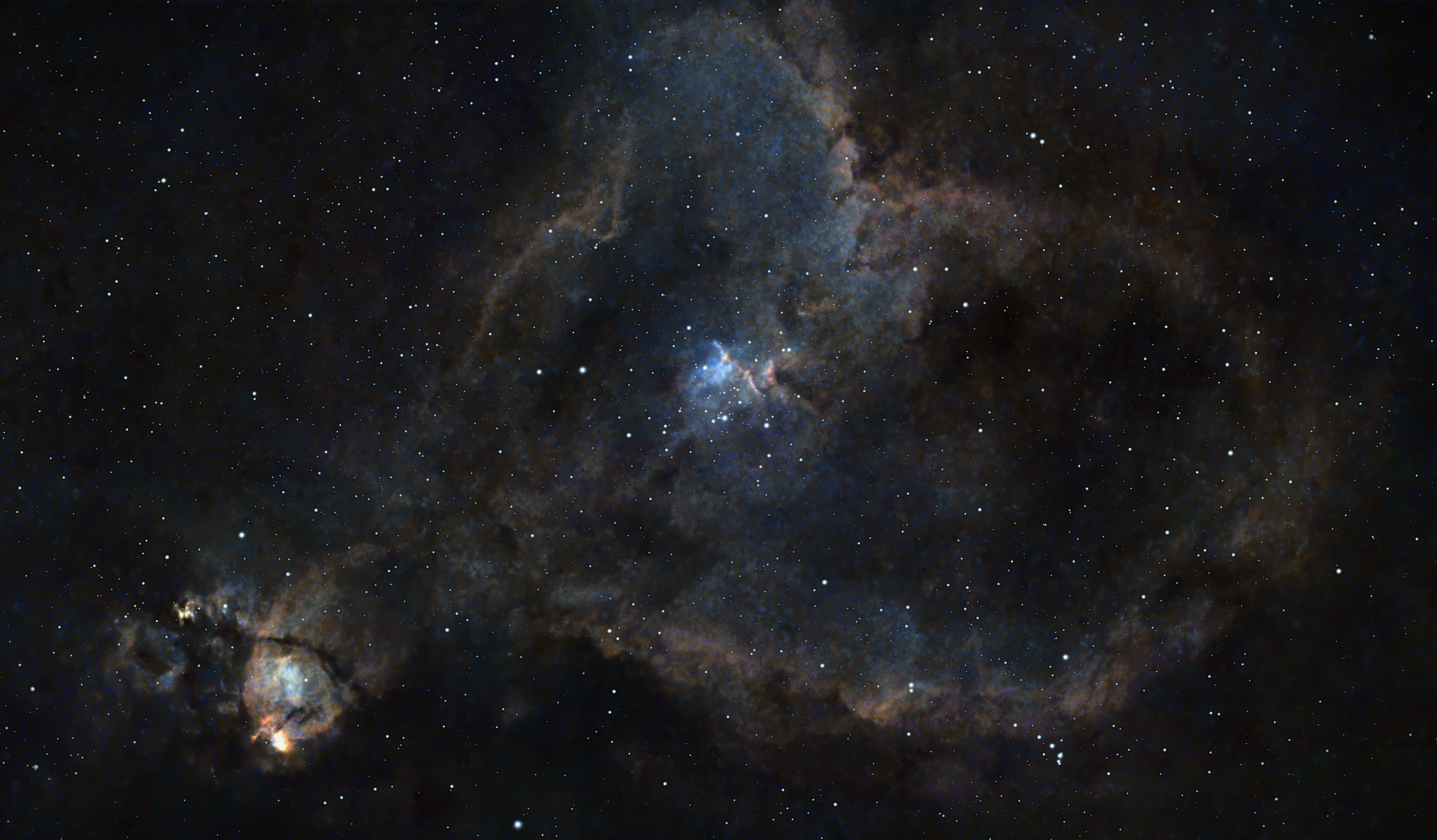 Astrophotograph of the Heart Nebula